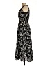 Lapis 100% Polyester Paisley Black Casual Dress Size L - photo 5