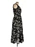 Lapis 100% Polyester Paisley Black Casual Dress Size L - photo 4