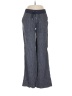 Athleta 100% Linen Chevron-herringbone Gray Linen Pants Size 4 - photo 1