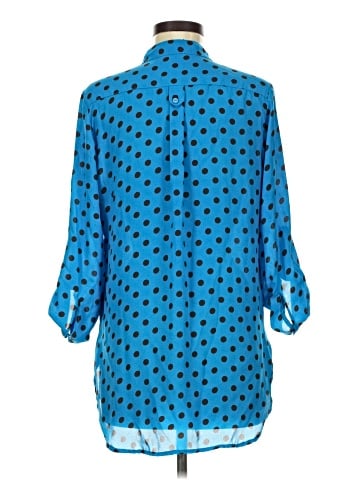 Fun2Fun 3/4 Sleeve Button-Down Shirt (view 2)