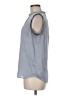 Reiss 100% Polyester Blue Gray Sleeveless Blouse Size 6 - photo 5