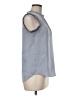Reiss 100% Polyester Blue Gray Sleeveless Blouse Size 6 - photo 4