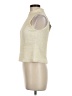 J. Peterman 100% Polyester Ivory Sleeveless Blouse Size 6 - photo 5