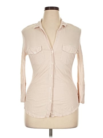 James Perse 3/4 Sleeve Button-Down Shirt (view 1)
