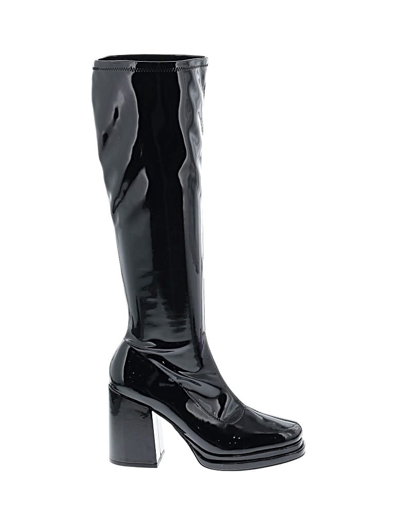 Pre-owned Steve Madden Boots In Black