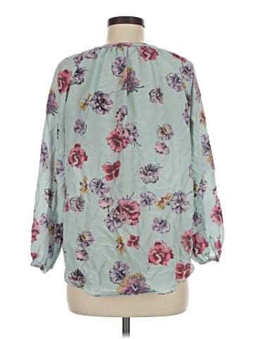 Rebecca Taylor 3/4 Sleeve Silk Top (view 2)