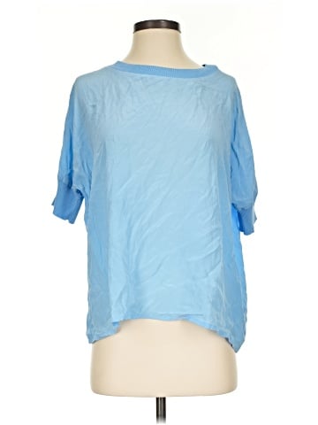 Falconeri Short Sleeve Silk Top (view 1)