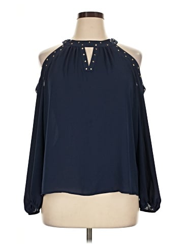 INC International Concepts Long Sleeve Blouse (view 1)