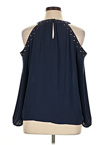 INC International Concepts Long Sleeve Blouse (view 2)
