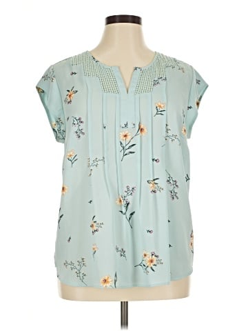 Daniel Rainn Short Sleeve Blouse (view 1)