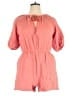Knox Rose Solid Pink Romper Size XL - photo 1
