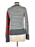 Jason Wu Stripes Gray Pullover Sweater Size L - photo 2