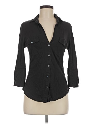 James Perse 3/4 Sleeve Button-Down Shirt (view 1)