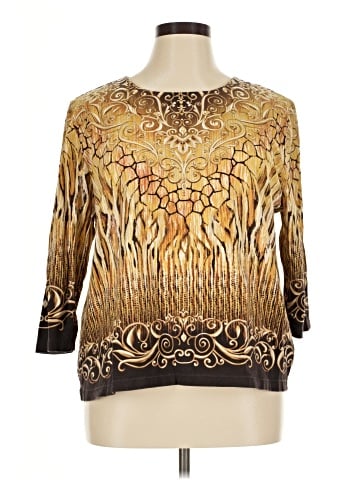 Alfred Dunner 3/4 Sleeve Blouse (view 1)