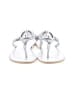 DKNY Silver Flip Flops Size 10 - photo 2