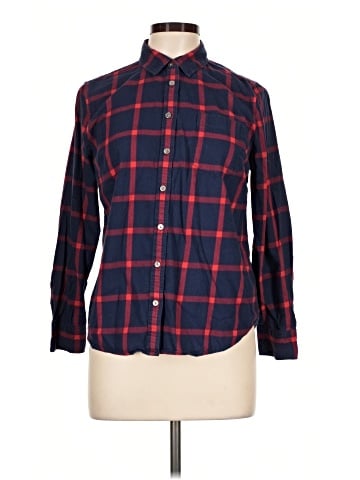 J.Crew Factory Store Long Sleeve Button-Down Shirt (view 1)