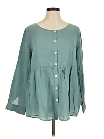 Sigrid Olsen 3/4 Sleeve Blouse (view 1)