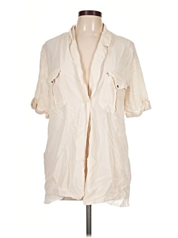 MNG 3/4 Sleeve Button-Down Shirt (view 1)