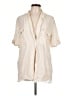 MNG Ivory 3/4 Sleeve Button-Down Shirt Size L - photo 1