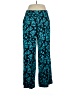 Lane Bryant Print Teal Casual Pants Size 14 - 16 Plus - photo 1