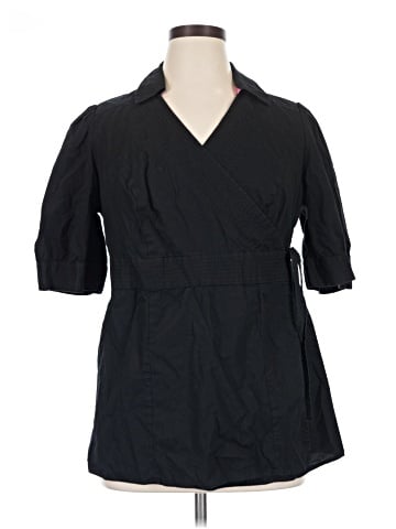 Lane Bryant 3/4 Sleeve Button-Down Shirt (view 1)