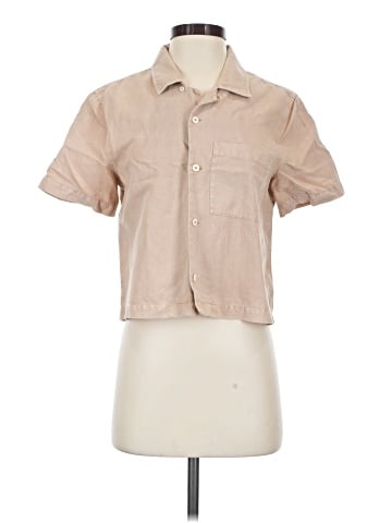 Adriano Goldschmied Short Sleeve Button-Down Shirt (view 1)