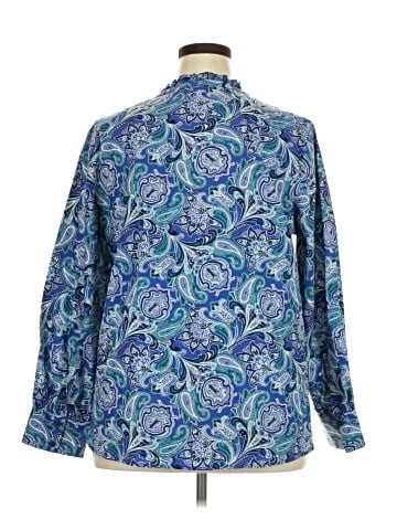 Talbots Outlet 3/4 Sleeve Blouse (view 2)