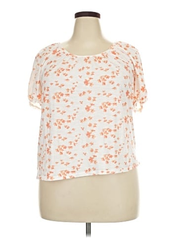 LC Lauren Conrad Short Sleeve Blouse (view 1)