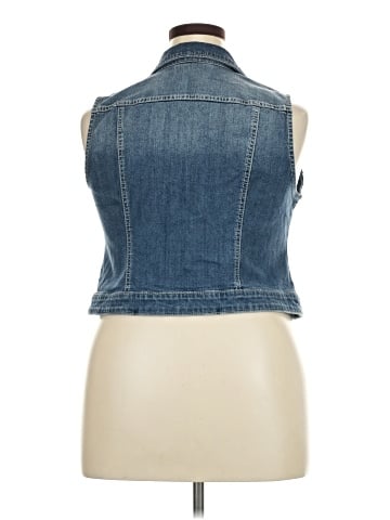 Lane Bryant Denim Vest (view 2)