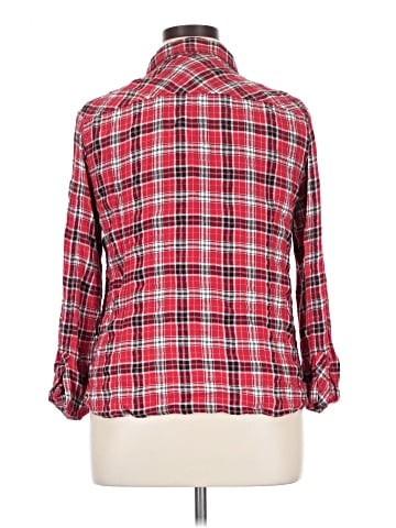 Tommy Hilfiger 3/4 Sleeve Button-Down Shirt (view 2)