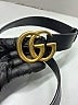 Gucci 100% Leather Black Leather Belt Size 32 waist - photo 5