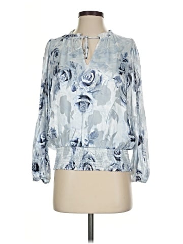White House Black Market 3/4 Sleeve Blouse (view 1)