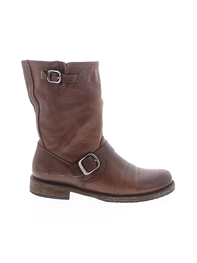 Pre-owned Frye Boots In Brown