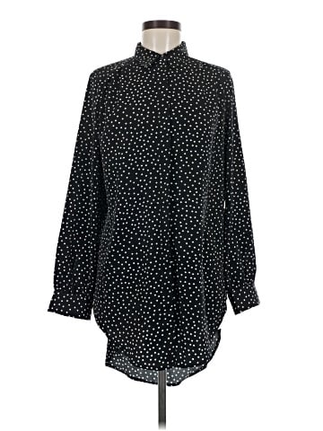 Express Long Sleeve Button-Down Shirt (view 1)
