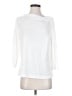 St. John 100% Lyocell White 3/4 Sleeve Top Size S - photo 1
