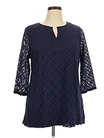 Isaac Mizrahi LIVE! 3/4 Sleeve Blouse (view 1)