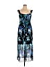 Connected Apparel Tropical Blue Cocktail Dress Size 14 - photo 1