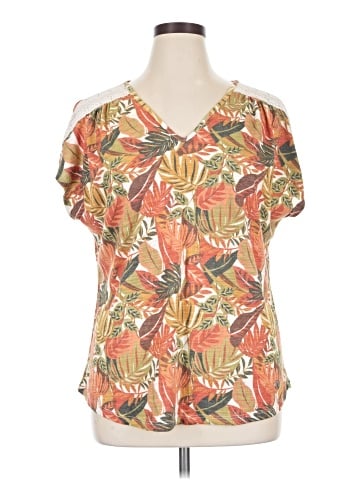 Adrienne Vittadini Short Sleeve Blouse (view 1)