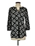 Cato Argyle Black 3/4 Sleeve Blouse Size S - photo 1