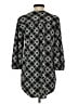 Cato Argyle Black 3/4 Sleeve Blouse Size S - photo 2