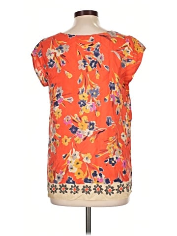Edme & Esyllte Short Sleeve Silk Top (view 2)