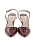 Boden 100% Leather Burgundy Heels Size EU 41 - photo 2
