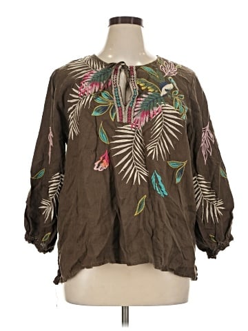 Johnny Was 3/4 Sleeve Blouse (view 1)