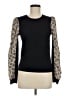 Veronica Beard 100% Wool Paisley Black Wool Pullover Sweater Size M - photo 1