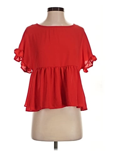 Jun & Ivy Short Sleeve Blouse (view 1)