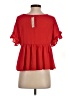 Jun & Ivy 100% Polyester Red Short Sleeve Blouse Size XS - photo 2