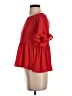 Jun & Ivy 100% Polyester Red Short Sleeve Blouse Size XS - photo 5