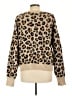 Knox Rose Animal Print Tan Pullover Sweater Size L - photo 2