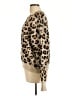 Knox Rose Animal Print Tan Pullover Sweater Size L - photo 5