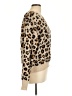 Knox Rose Animal Print Tan Pullover Sweater Size L - photo 4